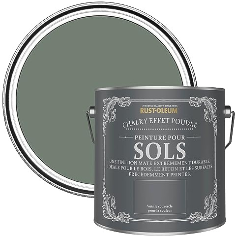 Rust-Oleum Green Scratch-Proof Floor Paint in Matt Finish - Serenity 2.5L