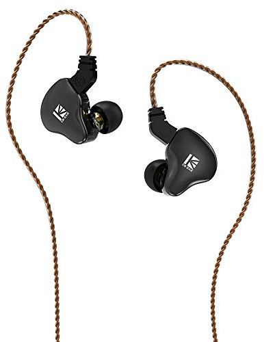 keephifi KBEAR KS2 auricolari con filo, 1BA + 1DD In Ear Monitor cuffie in ear con filo, unità a membrana composita in ear monitor, cavi staccabili per auricolari OFC 6N, auricolari HiFi bass