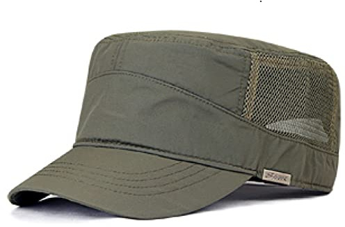 Ciamlir basebollkeps stort huvud man stor storlek armé baseboll platt keps män sommar polyester plus size nät militär truckerkeps 55-60 cm 60-65 cm