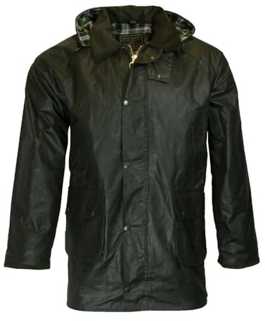 Walker and Hawkes - Chaqueta Cazadora furtiva Cupra Wax para Hombre - Verde Oliva - XXL