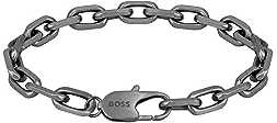 BOSS Jewelry Gliederarmband für Herren Kollektion KANE Grau - 1580502M