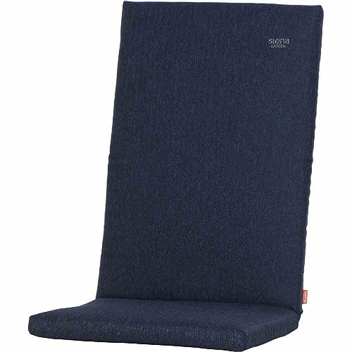 Generisch Siena Garden Aster Auflage zu Sessel, 123 cm, Fish Bone d.blau Bezug aus 100% recyceltes Polyester, Dessin 245, Fish Bone dunkelblau