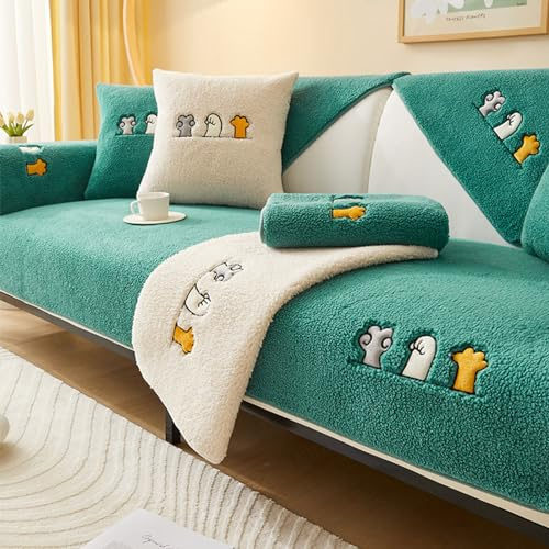 Bobomon Sofa überzug Couch überwurf Sofabezug Ecksofa 1 2 3 4 Sitzer Couch Cover L-Form Abdeckung rutschfeste Sofadecke für Haustiere