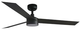Faro CRUISER Grande ventilatore da soffitto DC nero a LED con motore DC Smart Motor 6 velocità