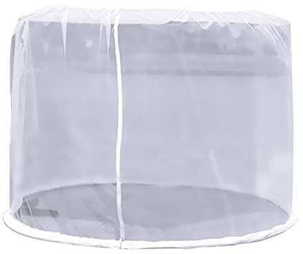 Ombrellone da Terrazzo con Zanzariera o Zanzariera, Protezione e Comfort per Pranzare All'Aperto e Rilassarsi, Facile Installazione e Altezza Regolabile, Ideale per Giardino e