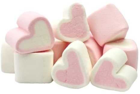 Marshmallow Bulgari Cuori Mix Bianchi e Rosa 1 kg