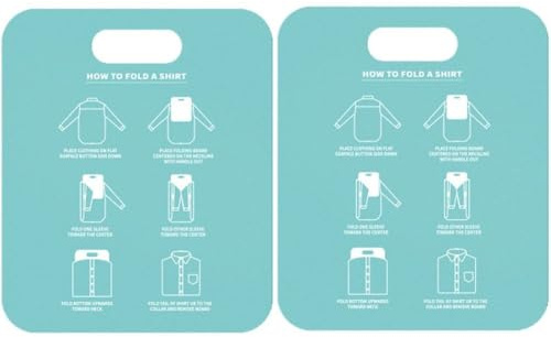 HiyyFloy T-Shirt-faltbrett, 2 Stück, Kleidungs-schnellordner, T-Shirt-kleiderordner, Wäscheordner, Organizer-Werkzeug, Heimaufbewahrungswerkzeug Für Wäsche Und Kleidungsstücke