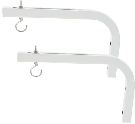 KITANDOVE 1pair Projector Screen Wall Hook Bracket Shaped Mount for Ceiling Wall Easy Installation Compatible Various Projector Screens
