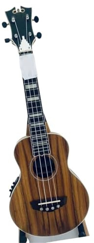 Elektrische Und Akustische Ukulele-Gitarre Aus Nylon Mit Tonabnehmer – Vorverstärker Aus 24 Zoll Akazienholz ukulele anfänger