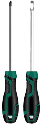 Jeu de tournevis plats en acier robuste et ensemble de tournevis de différentes tailles