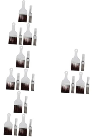 UKCOCO 4 Juegos De Herramientas De Limpieza para Aire Acondicionado Cepillo De Limpieza para Aire Acondicionado Peine para Aletas De Condensador Limpiador De Radiador Cepillo para