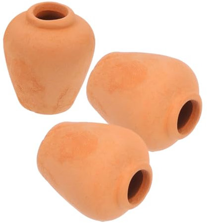 Abaodam 3piezas Macetas Decorativas Miniatura para Suculentas Decoración De Escritorio y Oficina Estilo Retro Moderno
