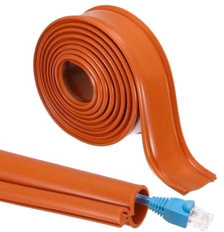 sourcing map Manicotto per la gestione dei cavi da 3 m, con ID da 1,5 cm, flessibile, isolante, a scatto, protezione per sottostazioni, reti elettriche ad alta tensione, rosso