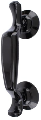 Timber Series Heavyweight Georgian Doctors Door Knocker (Secret Fix) - Black