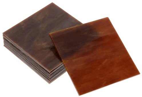 TOVINANNA 10 Feuilles De Vitrail Carreaux Artisanaux En Verre Pour Mosaïque Peinture Sur Verre Artisanat Religieux