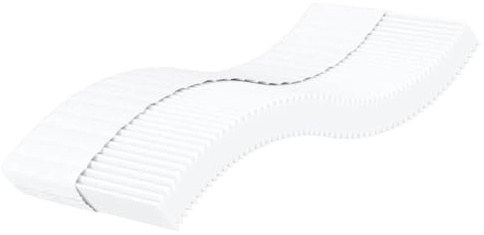 Ordellia Schaumstoffmatratze Weiß 90x210 cm Härtegrad H2 H3 atmungsaktiv ergonomisch waschbar Bezug für Schlafzimmer Kinderzimmer Gästebett und Boxspringbett mit 17 cm Komfort