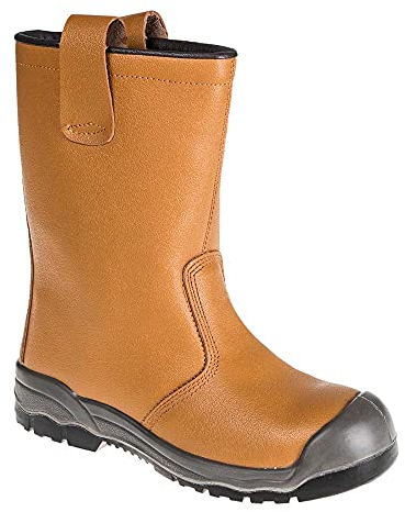 Portwest Steelite Rigger Sicherheitsstiefel S1P CI(mit Überkappe) , Größe: 43, Farbe: Tan, FW13TAR43