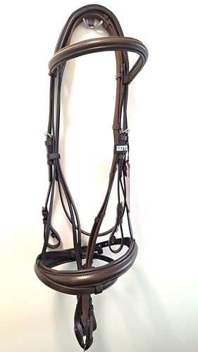 Kieffer Trensenzaum Ergonomic Line Trense Warmblut Extra ENGL. Reithalfter (braun)
