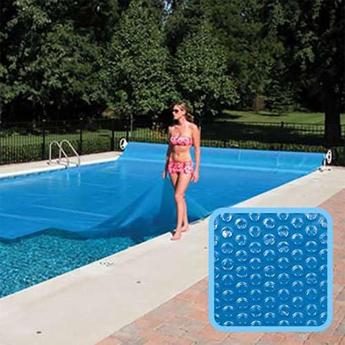 Linxor - Bâche à Bulles, Couverture Solaire découpable pour Piscine enterrée ou Hors Sol - 3 x 2 m - 300 microns - Bleu - Plusieurs Tailles Disponibles