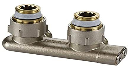 Simplex Umlenkstück E1/50 mit selbstdichtenden Anschlussnippeln, Eckform, G3/4i x G3/4a Eurokonus - Effiziente Heizungssteuerung - F10077