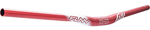 Funn Full On Manubrio per Mountain Bike con Morsetto a Barra da 31,8 mm e Larghezza di 810 mm, Manubrio Rialzato in Lega Resistente e Leggera per MTB e Bicicletta da BMX (Rialzo di 15 mm, Rosso)