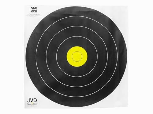 JVD Scheibenauflage Bogenschießen für Recurve inkl. Bogensport Siebert Aufkleber (80 cm Feld/10 STK.)
