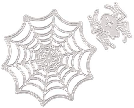 Spinnennetz Spinnenprägung Stanzschablone Sterben Vorlage Für Metalletiketten Prägestempel Aus Metall Halloween-schablonenvorlage Schneidwerkzeug Prägewerkzeuge Handbuch Karte