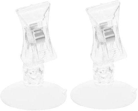 TEHAUX 2 x Aquarium-Saugnapf-Clip für Fische, Gemüse, Seetang, Saugnapf-Halterung, Futter-Werkzeug für Aquarium-Zubehör 11