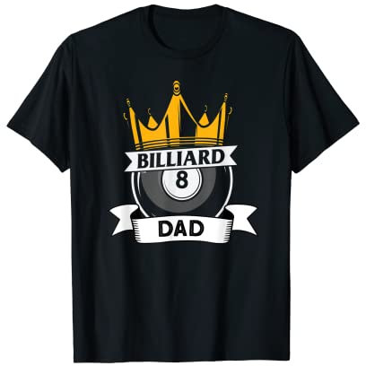 Herren Lustiges Snooker Billard T-Shirt