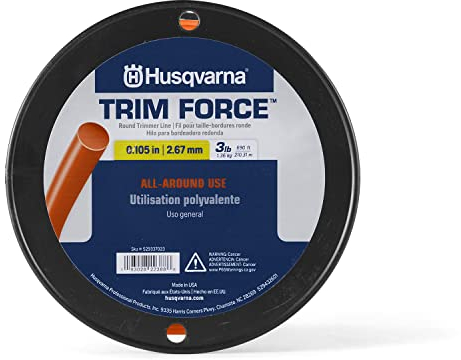 Husqvarna Trimforce Unkrautfresserfaden, 2,3 cm, 2,8 m Spulenschnur, Rundum