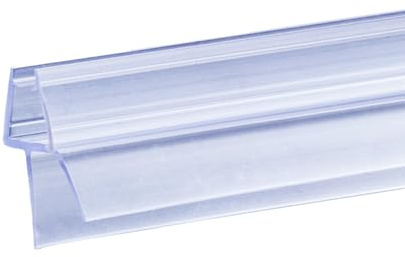 KOOBON Duschdichtung 100cm für 4mm 5mm 6mm Glastüren Dichtung Dusche Glastür für Duschtüren Duschwand Badewanne Duschkabine Ersatzdichtung mit dicker Gummilippen