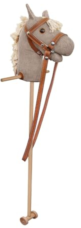 Erst-Holz Steckenpferd mit Rad Holzpferd Hobby Horsing Farbe hell 96-333