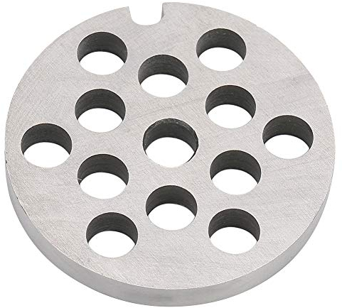BORDSTRACT Coltello a Disco con Piastra Tritacarne, Lama Per Tritacarne in Acciaio Inossidabile, 3 Mm/5 Mm/8 Mm/10 Mm, Per Tritacarne N. 5, Facile da Sostituire E Utilizzare(8mm)