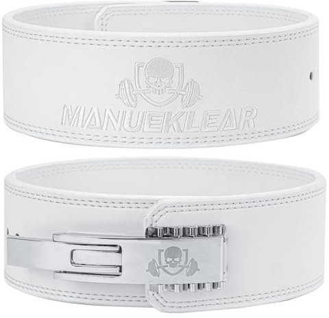 Hebelgürtel Gewichtheben, Lederhebelgürtel für Damen und Herren, Powerlifting-Hebelgürtel mit 10 mm Rückenstütze, Gewichthebergürtel für Gewichtheben, Kreuzheben, Kniebeugen