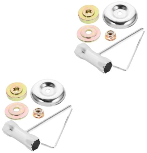 Toddmomy 2sets Replaceable Lawn Mower Wrench Cutting Disc for Grass Trimmer Weeding Plate Blades for Lawn Mower