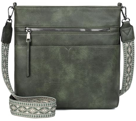 Gladdon handbags for women,damenhandtasche,umhängetasche damen mittelgroß,Crossbody Bag, Leder handtaschen multi pochette tasche,Schultertasche mit Breite Schultergurte Jacquard-Gewebe