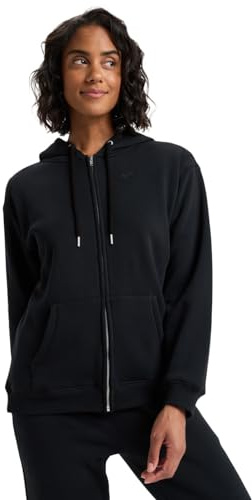 Roxy Stoked Zipped Surf Fleece-tröja borstad svart S