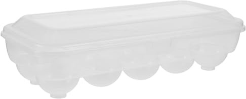 COLLBATH Eier Aufbewahrung Kühlschrank Kunststoff Eierhalter mit Großer Kapazität und Individuellem Mehrfach Gitter zur Frischen und Sicheren Lagerung im Haushalt