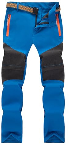 SUKUTU Pantalon Zip Off 2 en 1 pour Enfants garçons Filles été Randonnée Pantalon séchage Rapide léger Outdoor Short Pants