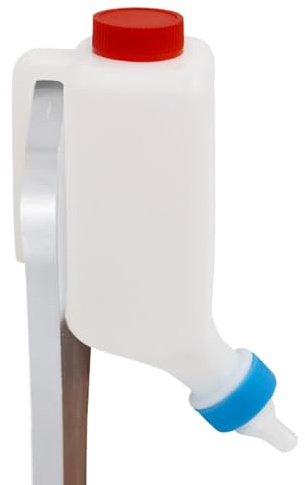 Bouteilles mangeoires pour chèvres, 800 ml, outil d'élevage d'animaux avec échelle pour chèvre, vache, mouton, petits animaux
