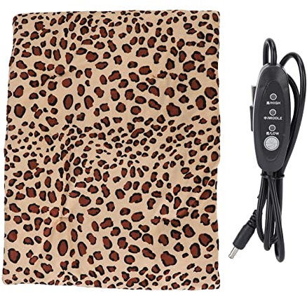 Aoaoy USB Heating Pillows, Thermal Blanket, Washable, Foldable, Pet Heating Pillow with 3 Levels for Heat Storage in The Household, 37 X 47 Cm