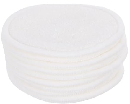 Homoyoyo 10 Waschbare Baumwolle Make up Entferner Pads 8cm Wiederverwendbar Sanfte Gesichtsreinigung Reise Zubehör