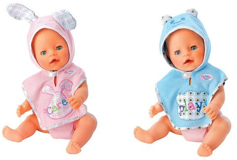 Zapf Creation BABY born® Bademantel (BOY und Girl) 1 stück