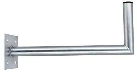 PremiumX 60cm Wandhalter Stahl verzinkt SAT Antenne Wandhalterung Wand Montage Halter Wandabstand 60 cm Ø 48mm