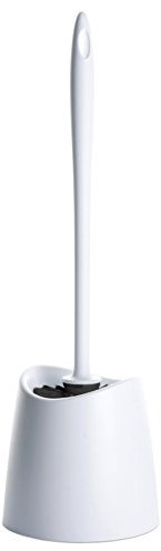 TATAY Spazzolone Bagno WC | Materiali Resistenti | Design Moderno | Spazzola Fissa e Durevole per Igiene Quotidiana | Colori Diversi | Scopino Bagno WC | 12 x 12 x 38 cm – Bianco