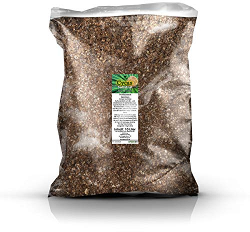 Palmfarnerde Cycaserde Palmfarn Substrat Premium Erde für Cycas - 10 Ltr. - Sagopalmfarn Profi Linie Substrate & Erden