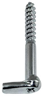 SN-TEC Schraubhaken/Wandhaken verzinkt gerade 65mm mit Kreuzschlitz (10 Stück)