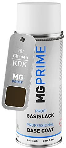 MG PRIME Peinture voiture Bombe aérosol pour Citroen KDK Noyer Americain N. | Hickory Nacre / Noyer Americain Nacre, Peinture de base, bombe aérosol 400ml