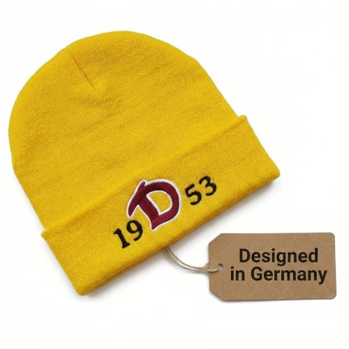 Generisch Dresden Mütze (gelb), Beanie, Wintermütze