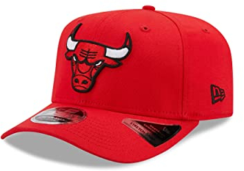 New Era Team Colour 9Fifty Snapback Cap Chicago Bulls Rot, Size:S/M